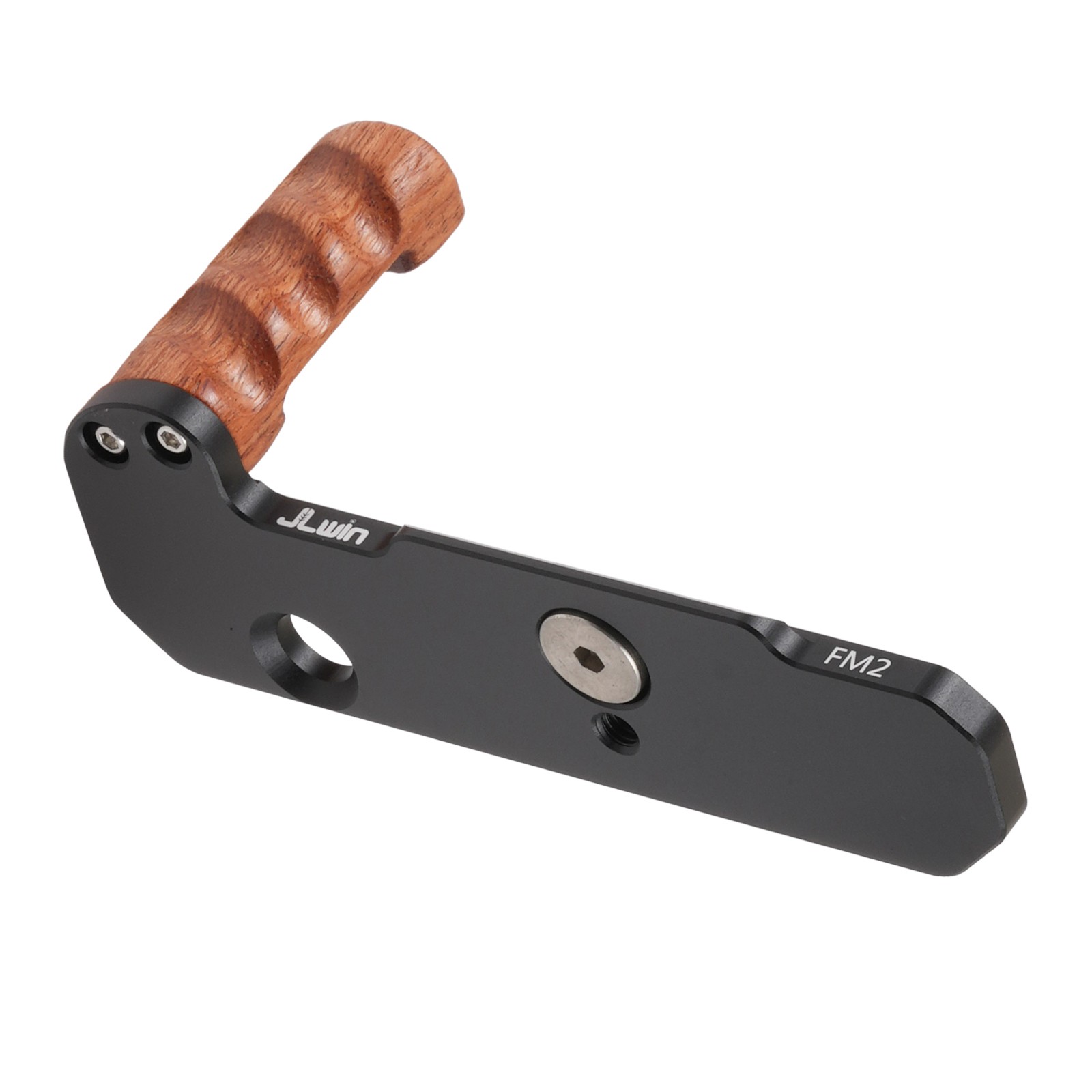 Wooden Vertical Handle Grip Quick Release L Bracket For Nikon FM2 Camera Black