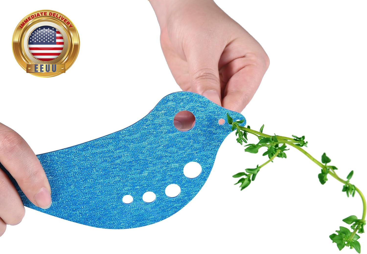 Herb Stripper - Efficient Leaf Remover for Kale, Chard, Collard Greens | Multi-F