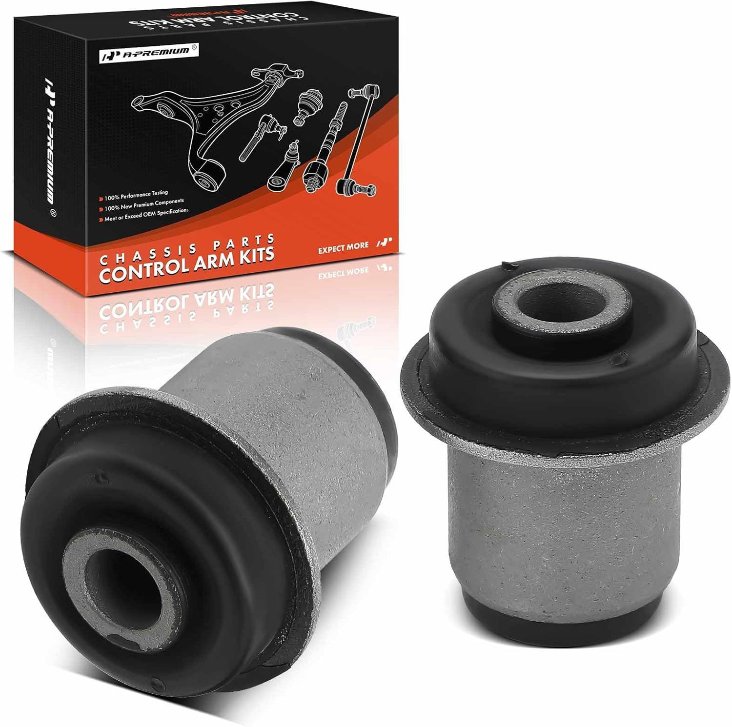 2 X Front Upper Control Arm Bushing Kit, Compatible with Jeep Liberty 2002-2012