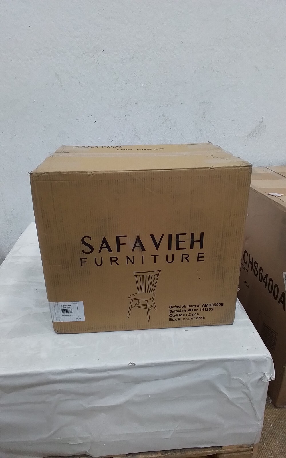 Safavieh PARKER SPINDEL SIDE CHAIR, Reduced Price 2172733055 AMH8500B