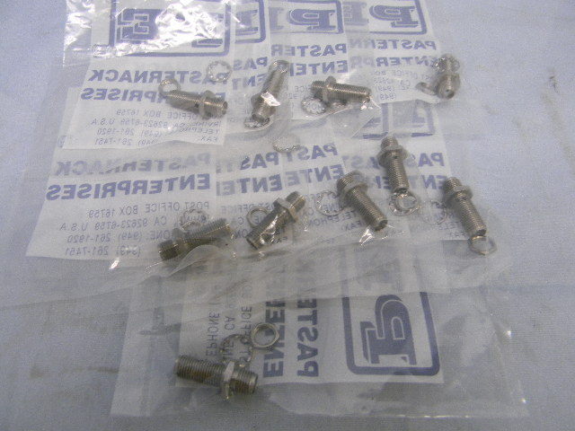 10 NEW Pasternack PE9071 Bulkhead SMA (f) to SMA (f) Coaxial Adapter 18GHz