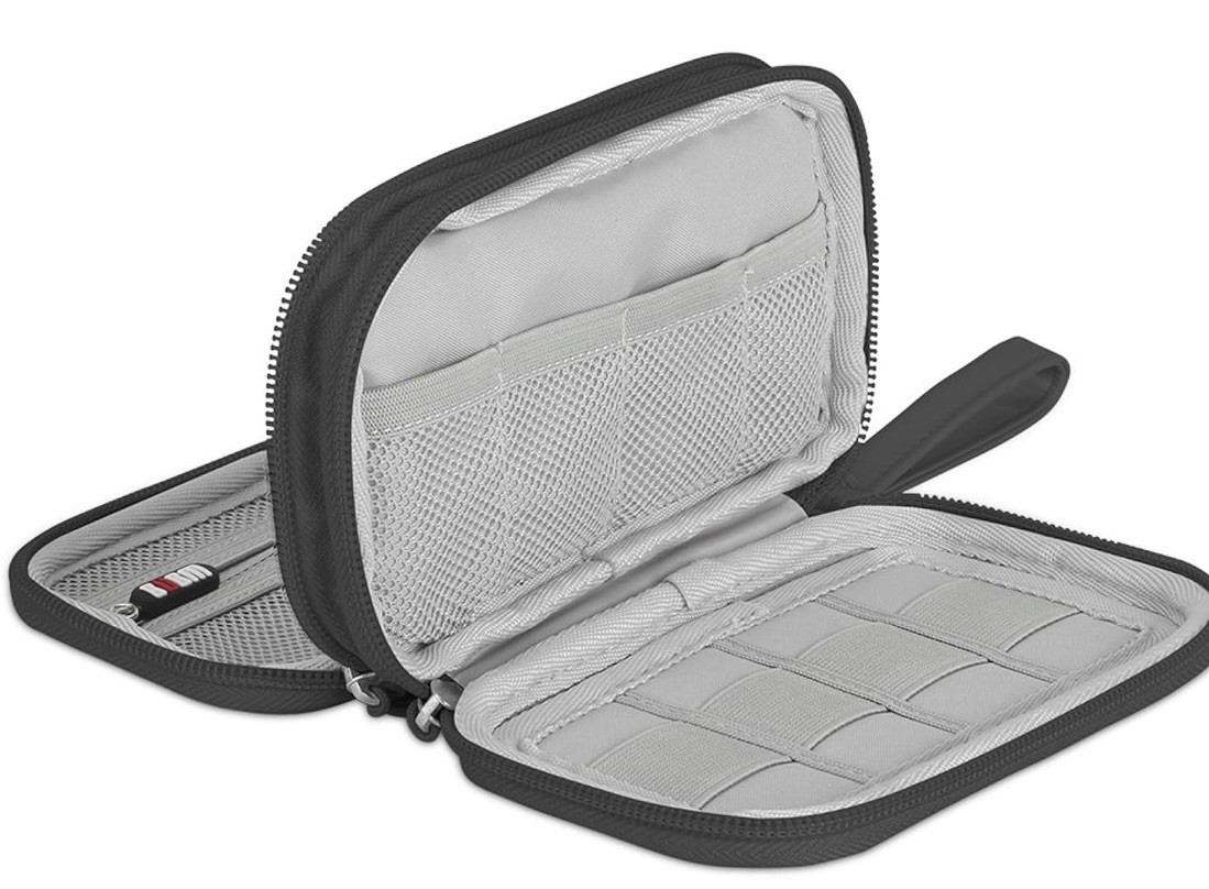Double Layer USB Flash Drives Carry Lap Top PC MACCase,Travel Organizer for Key