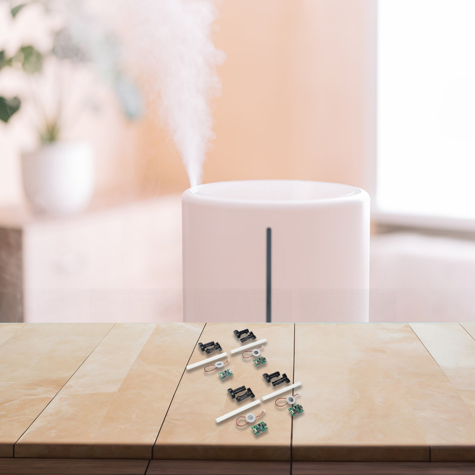 Easily Usable Set of 4 for typec Humidifier Modules with Continuous Spray