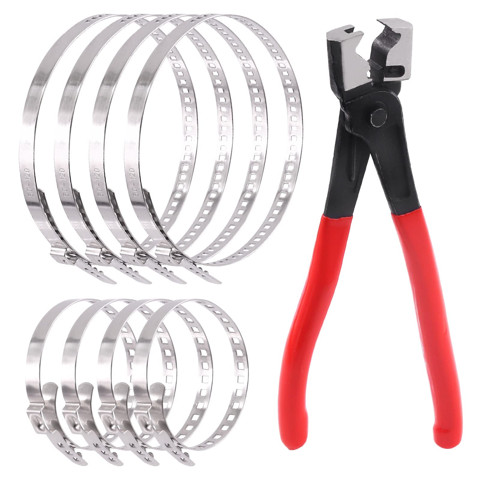 9 Pinzas Para Abrazaderas De Manguera Con Kit De Abrazadera Para Funda Cv, A...