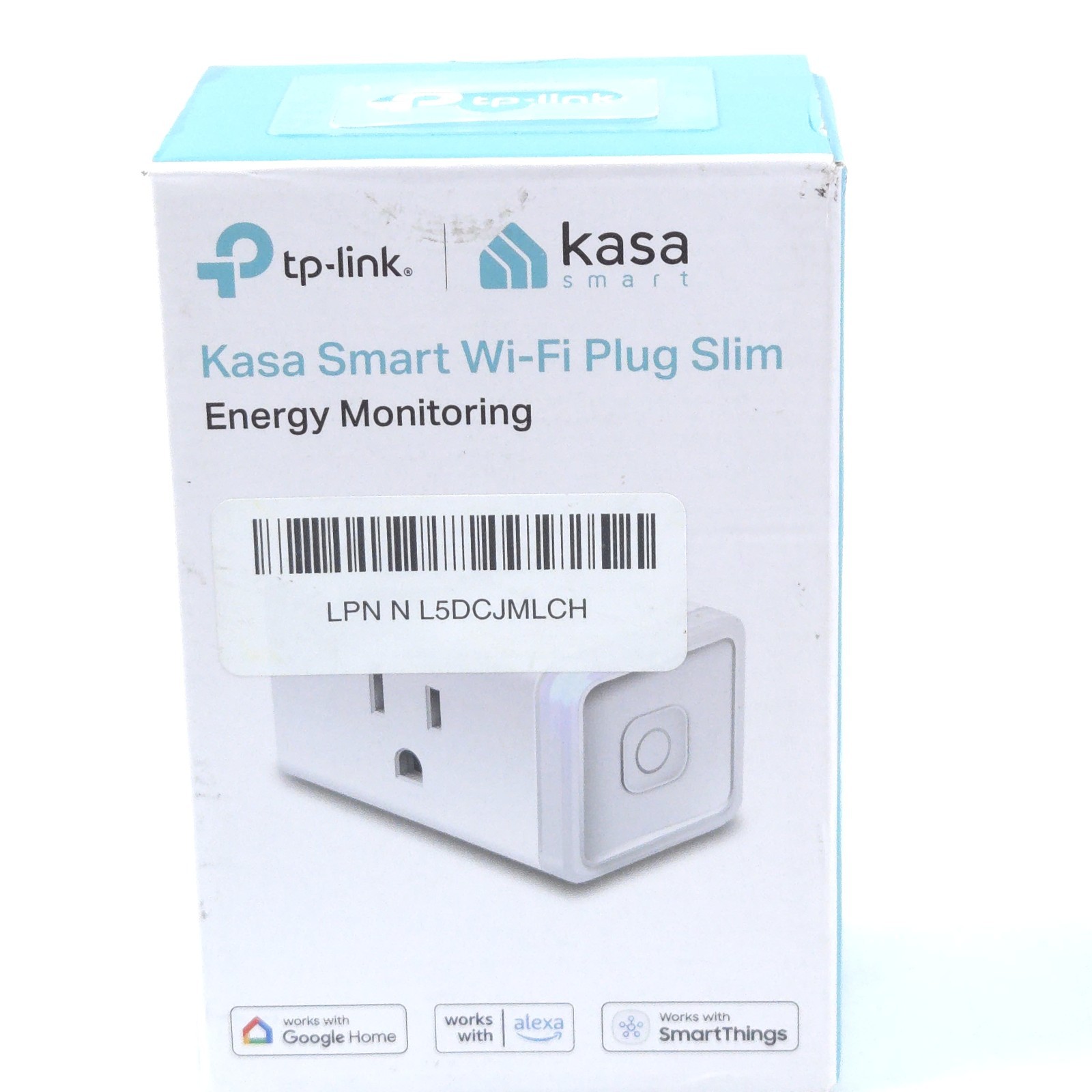 TP-Link Kasa Smart Wi-Fi Mini Plug With Energy Monitoring- White (249185)