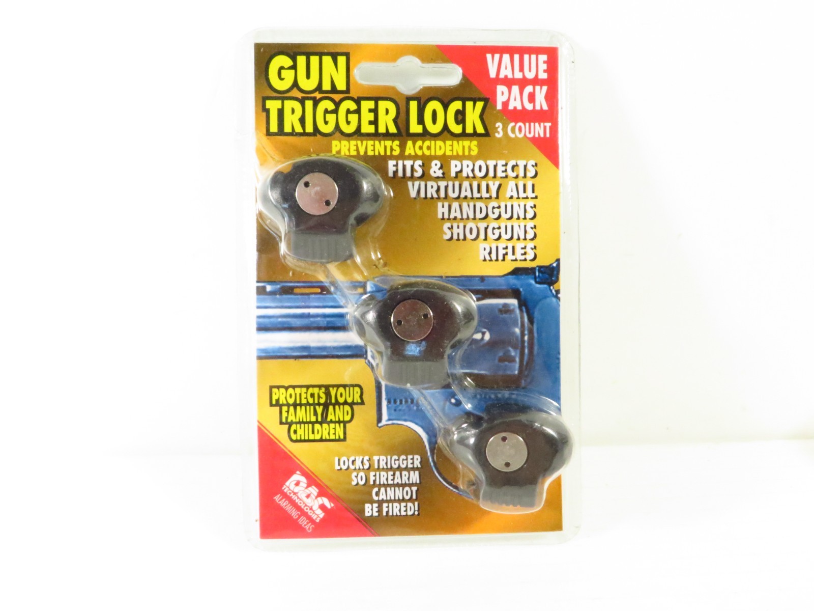 DAC Gun Trigger Locks with Key 3 Trigger Locks New Sealed TVP095