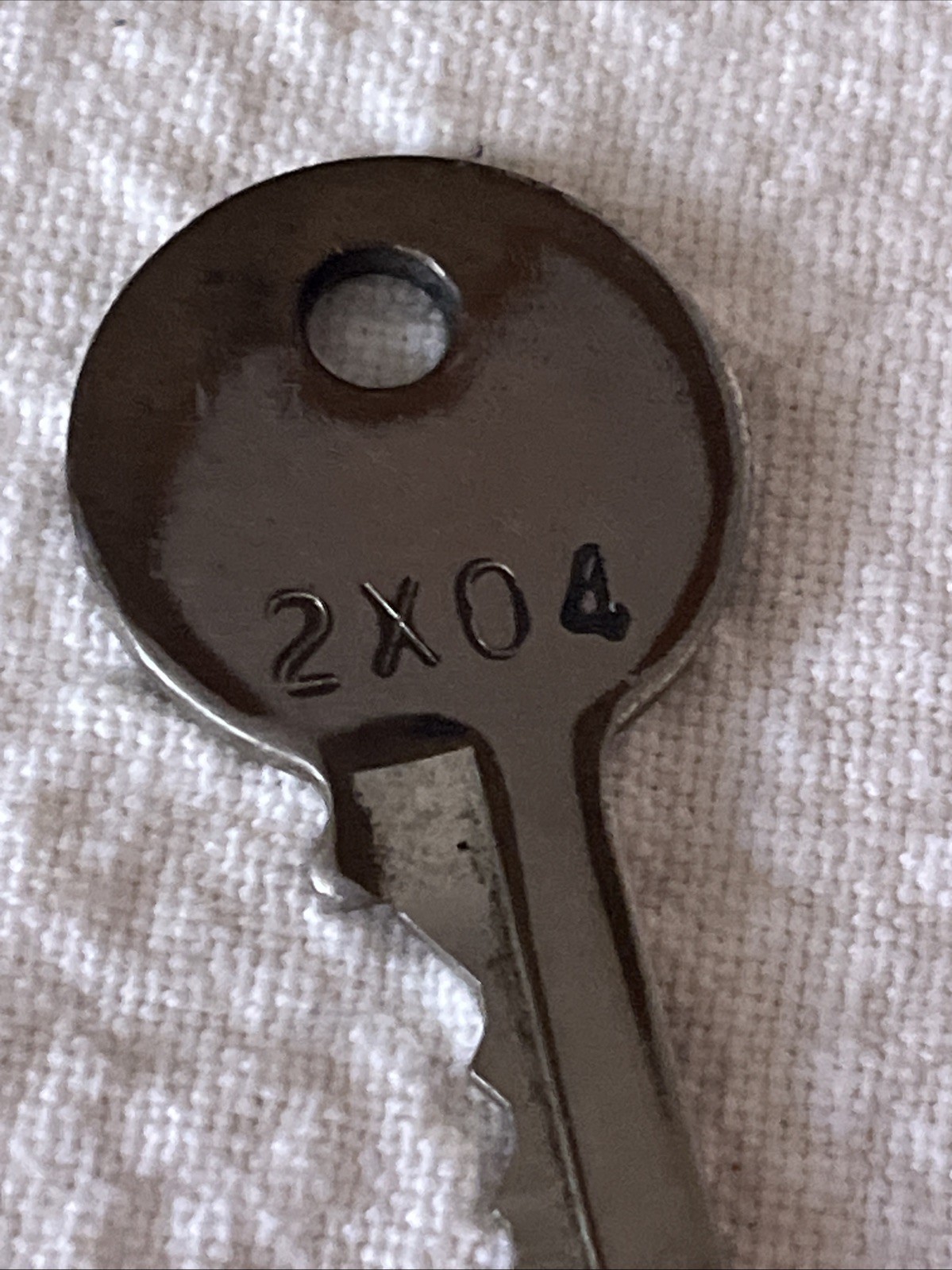2X04 Key Replacement 1.75” Silver