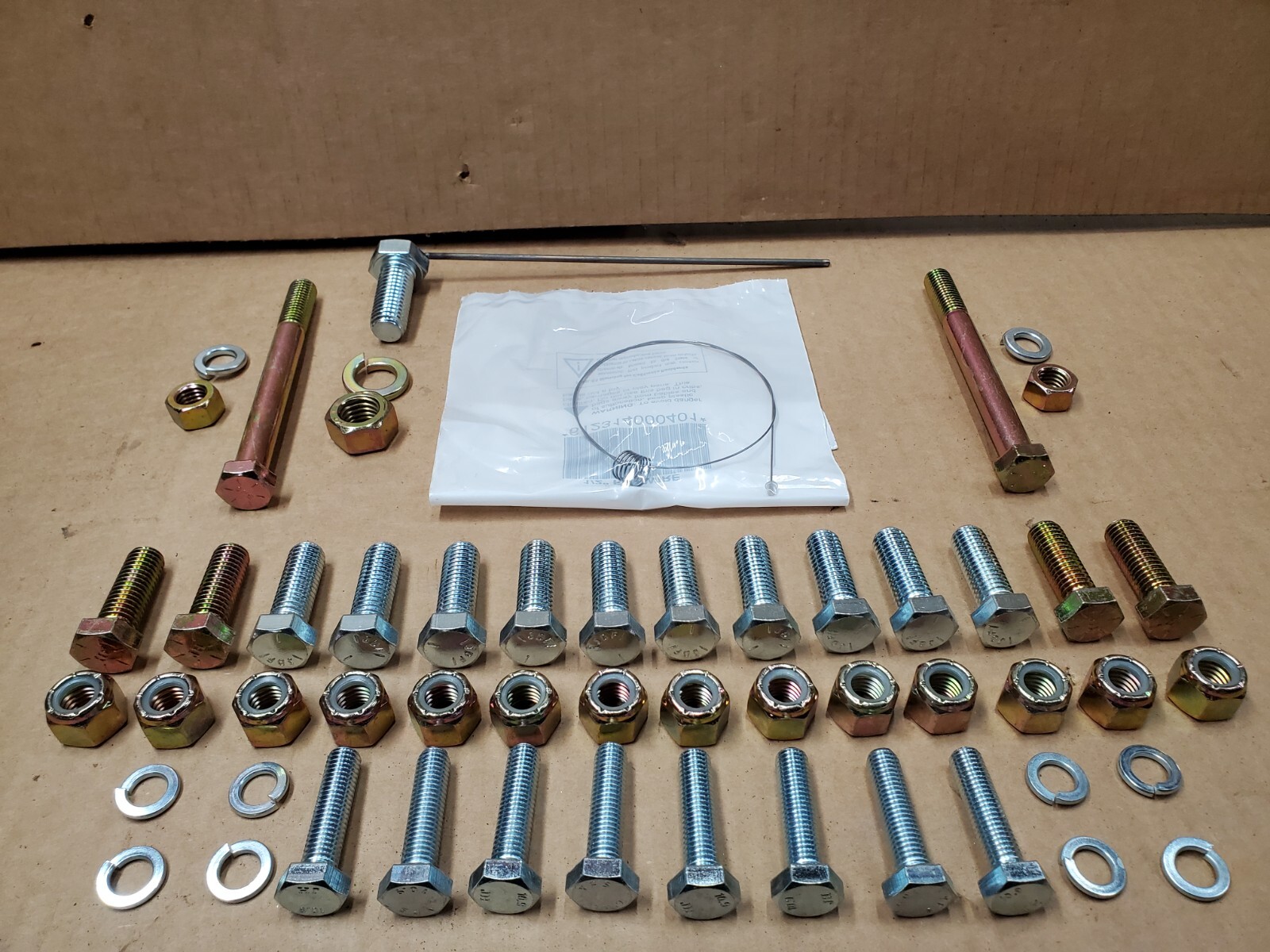 Boss LTA09201B Snow Plow mount Bolt Kit 11-19 Chevy/GM 2500 3500 RT3 HDW09212