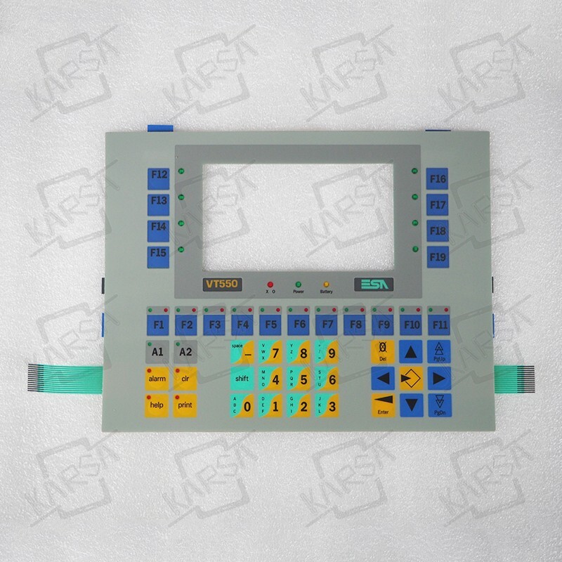 Membrane switch keypad keyboard for ESA VT550 VT5500000 VT55000P0