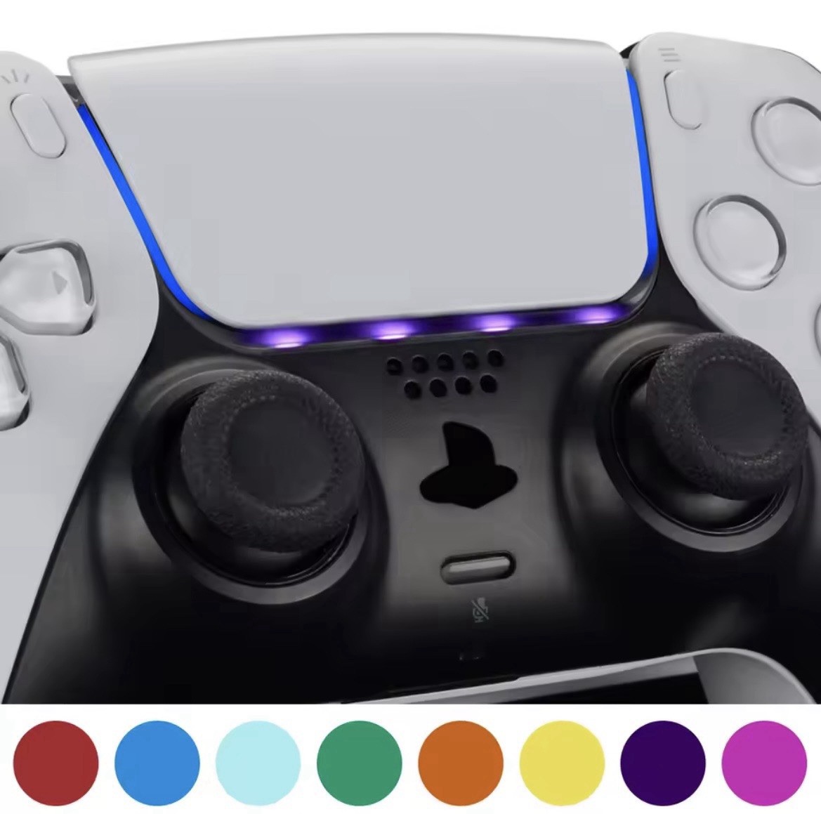 eXtremeRate Touchpad Lightbar Skin Decals Power Light Stickers PS5 Controller