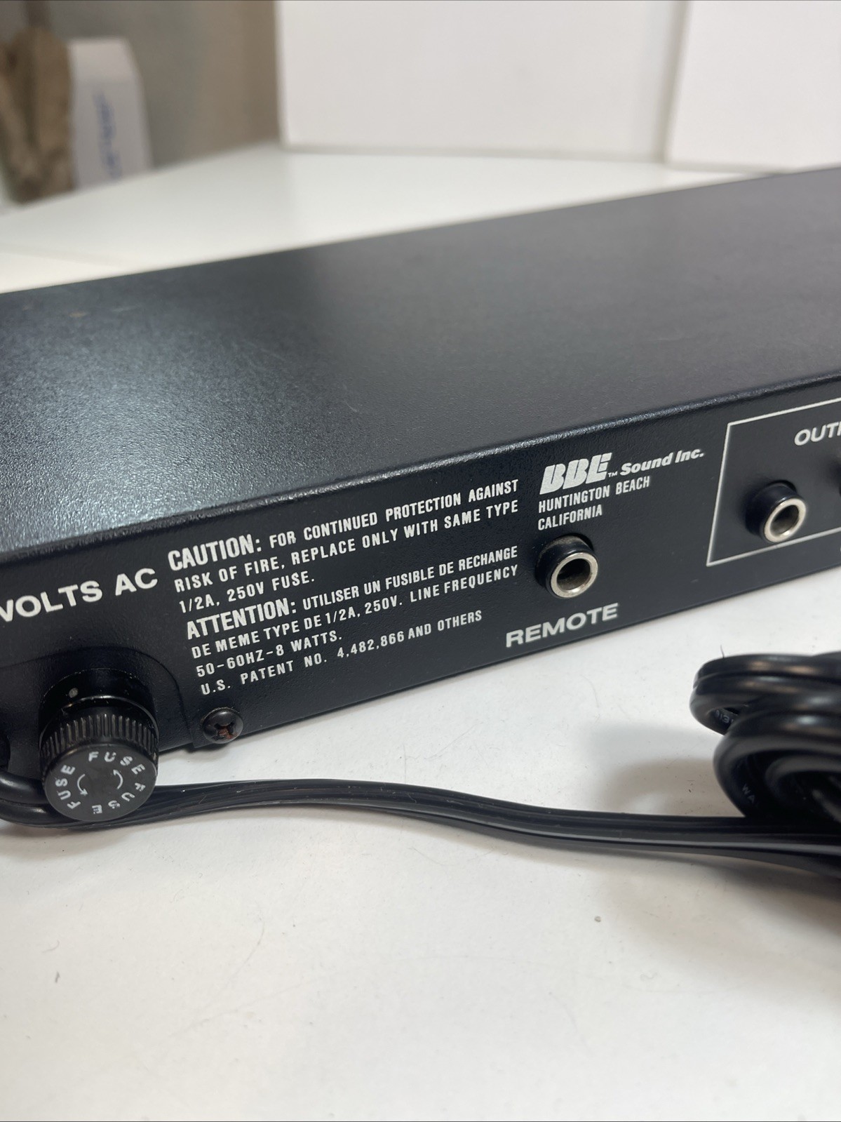 BBE 422 Sonic Maximizer Dual Channel Audio Processor