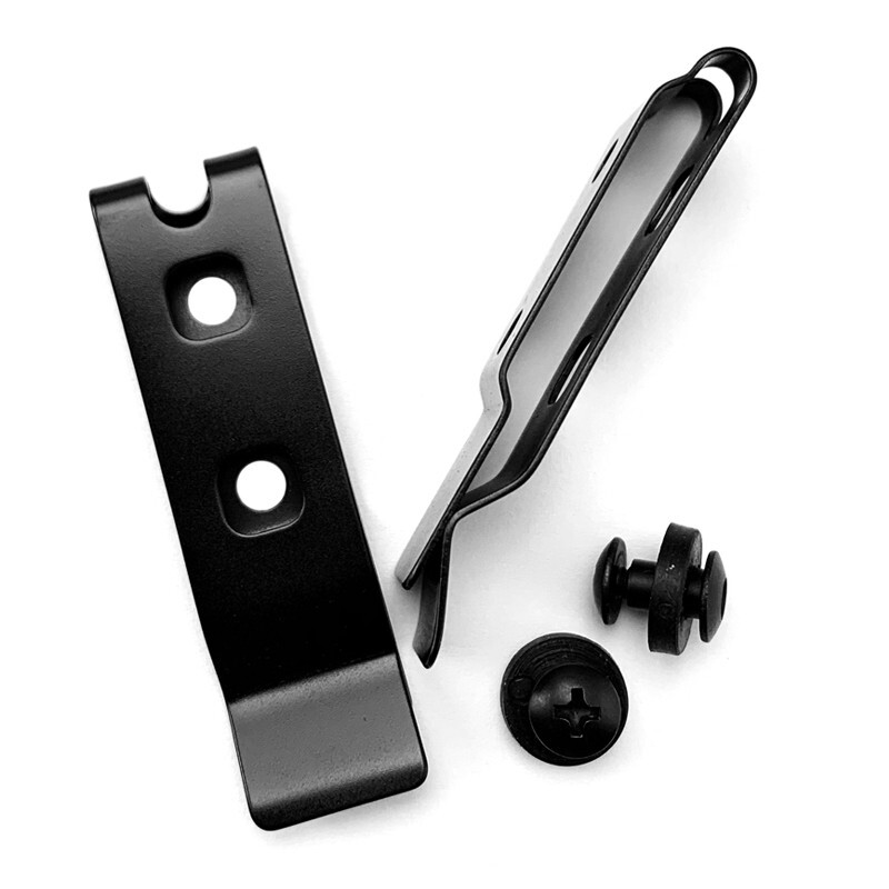 2 Pieces Kydex Holster Quick Clips Tactical Knife Sheath Steel Belt Clip