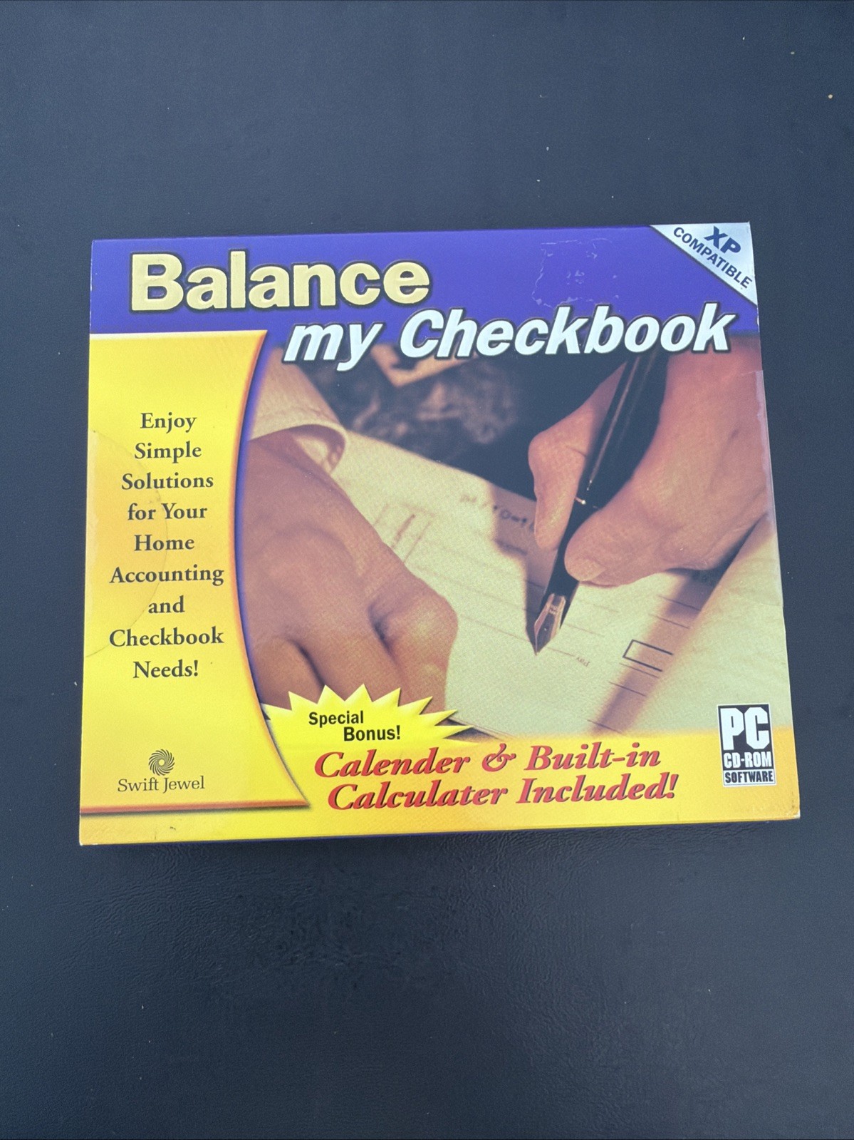 Balance My Check Book Pc Cd Rom Cosmi Brand New Sealed VTG XP Comp Win 98
