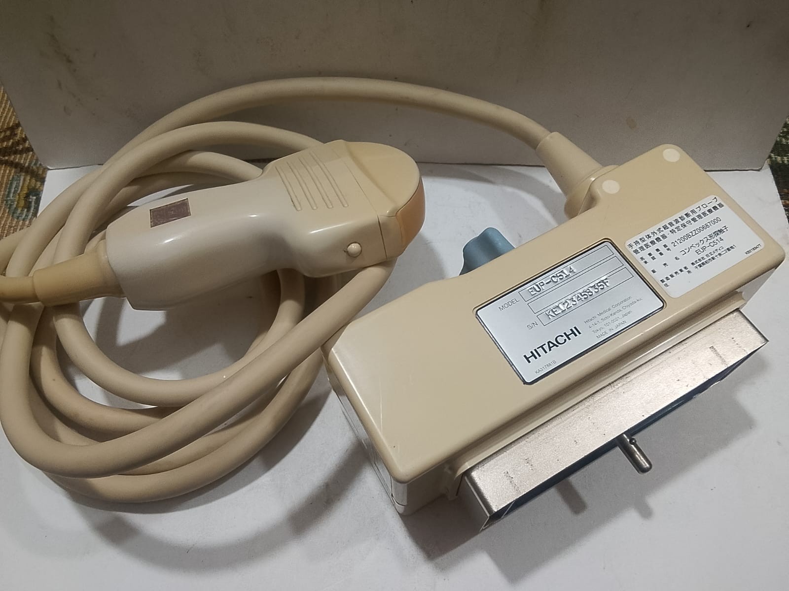 Hitachi EUP-C514 Ultrasound Probe KE12345835 F