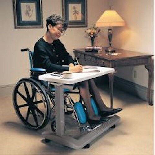 Rolling Deluxe Hospital Overbed Bedside Table