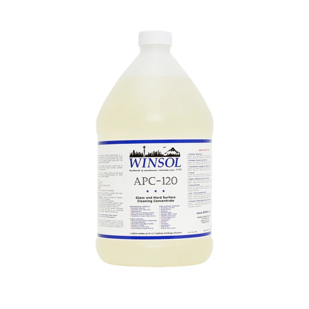 Winsol APC 120 (Gallon) Glass & Hard Surface Cleaner Window Cleaning Washing