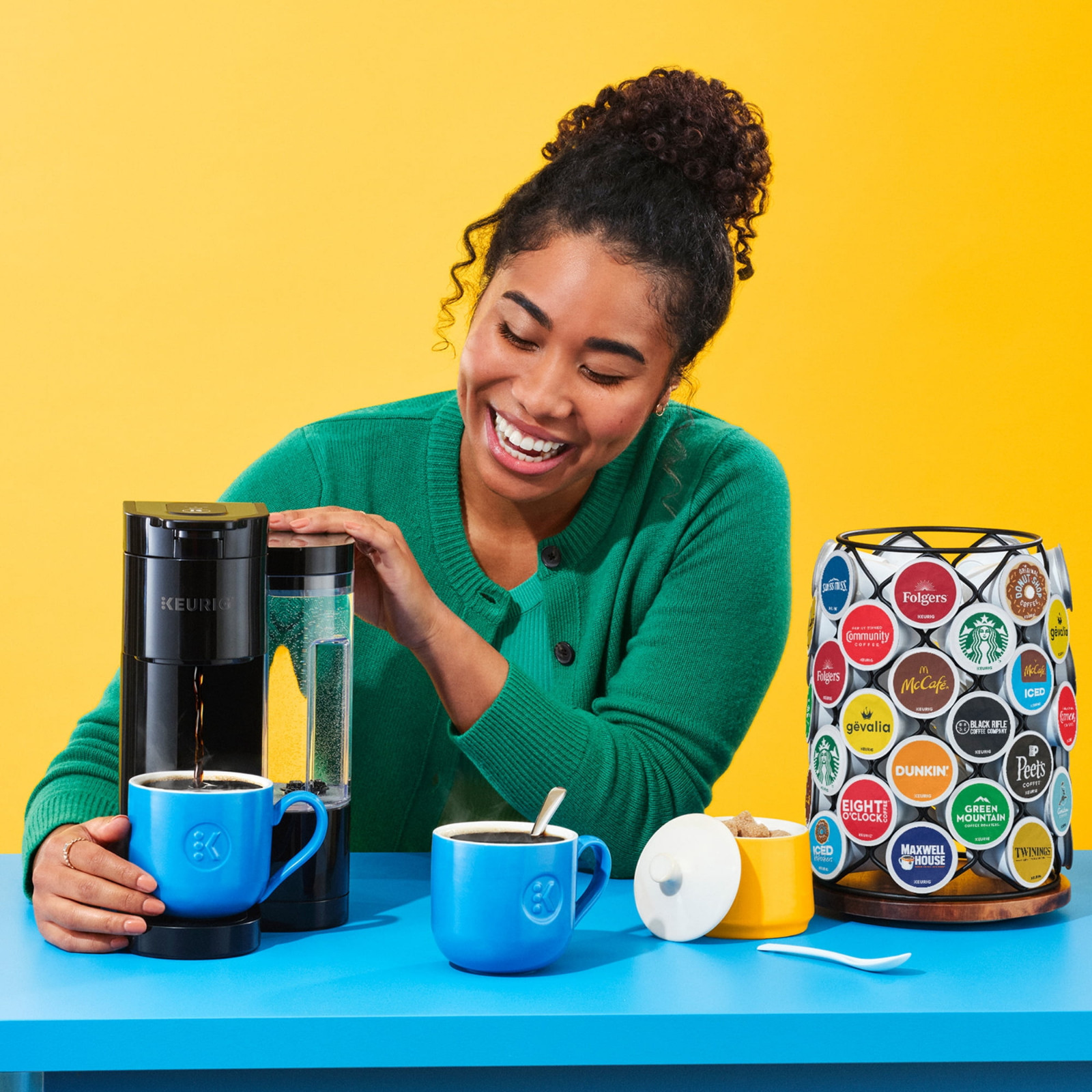 Keurig K-Express Essentials Black Single-Serve K-Cup Pod Coffee Maker, Free Ship