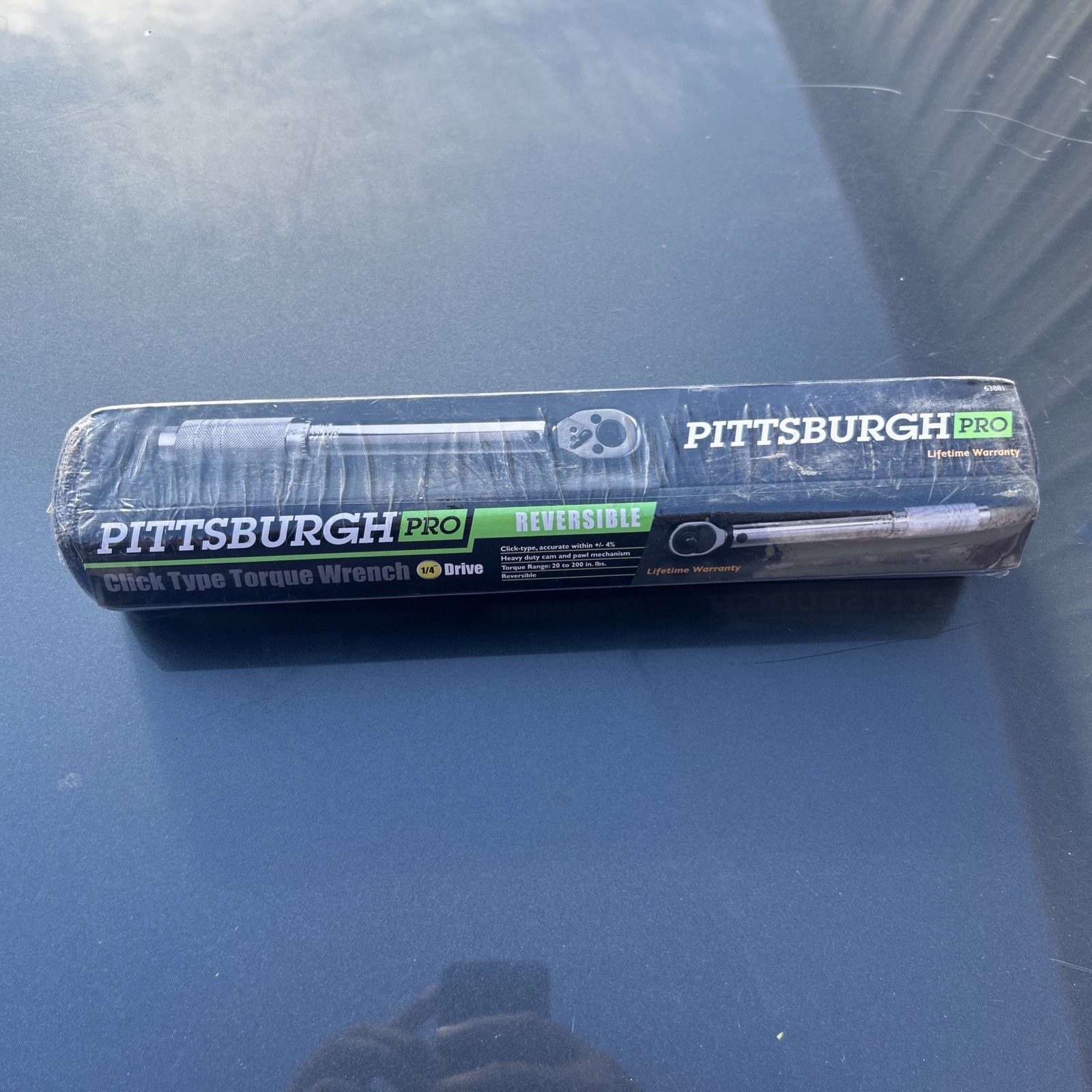 Pittsburgh 1/4" Drive Reversible Torque Wrench