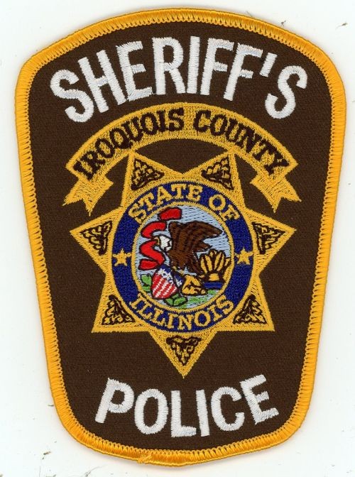 ILLINOIS IL IROQUOIS COUNTY SHERIFF NICE SHOULDER PATCH POLICE