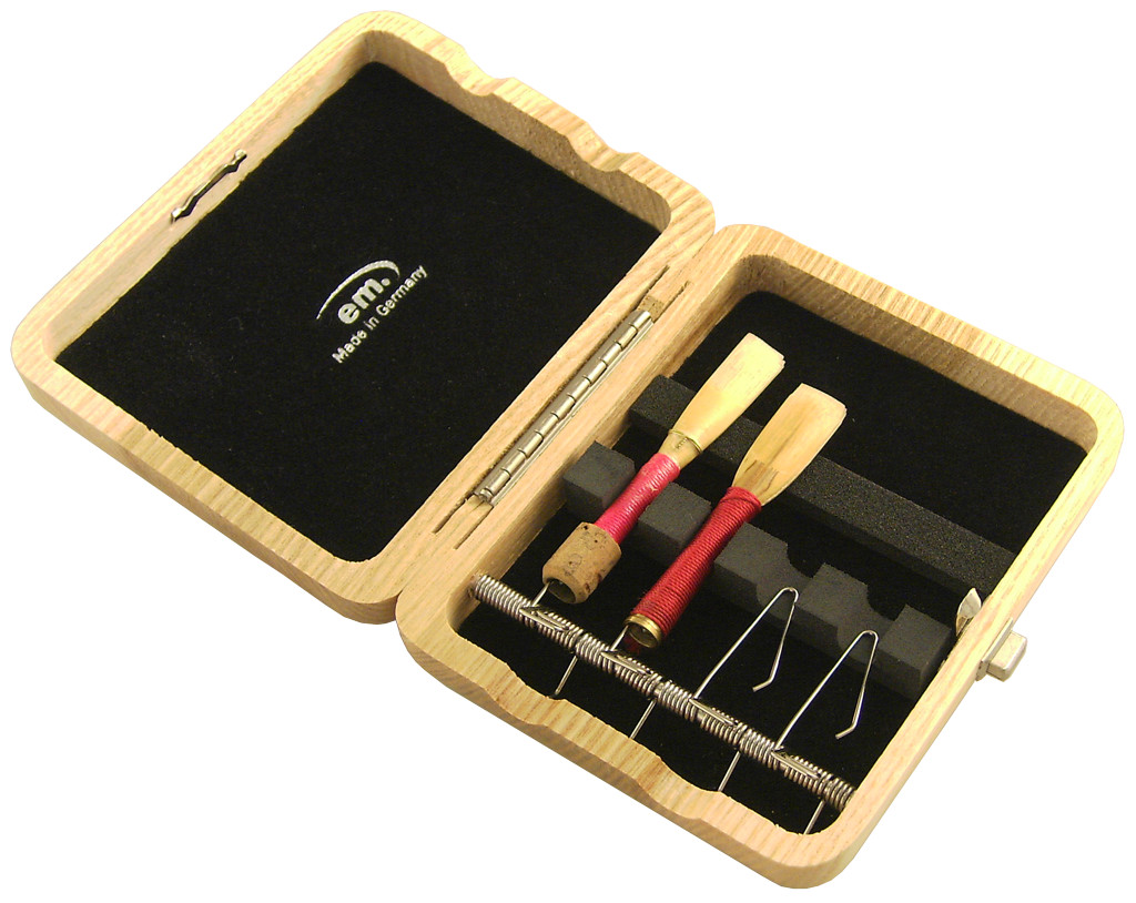 English horn / oboe d’amore reed case for 4 reeds