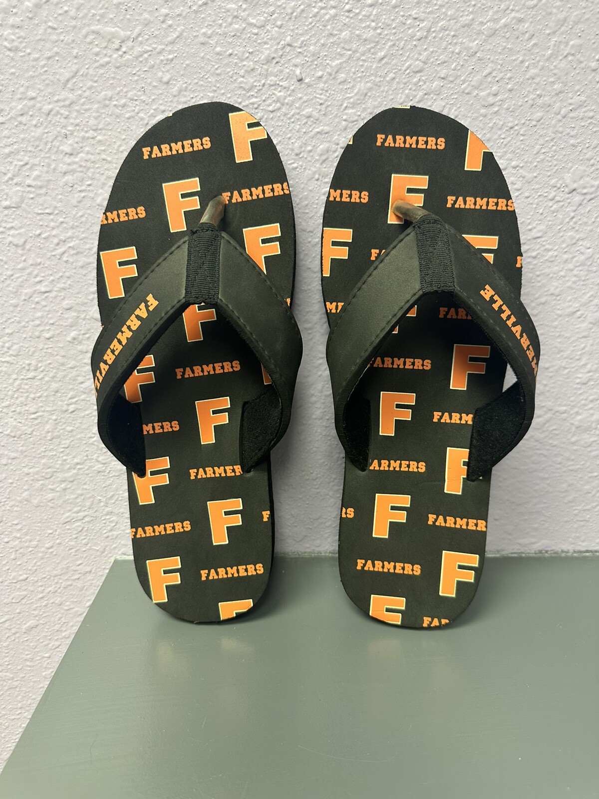 Farmerville Farmers FHS Flip Flops Shoes Mens 11/12  Louisiana