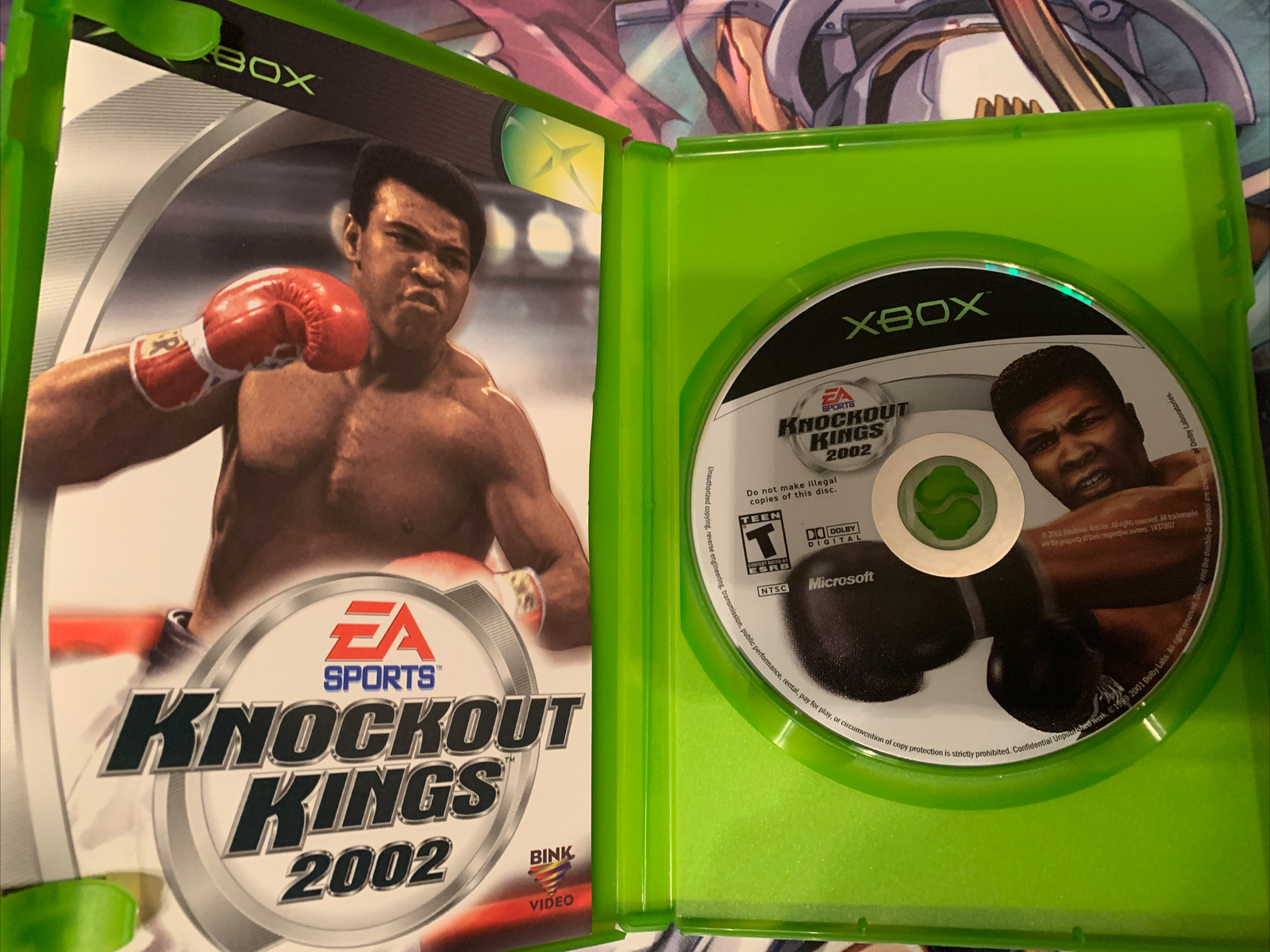 Knockout Kings 2002 (Microsoft Xbox, 2002) Complete CIB Tested & Works