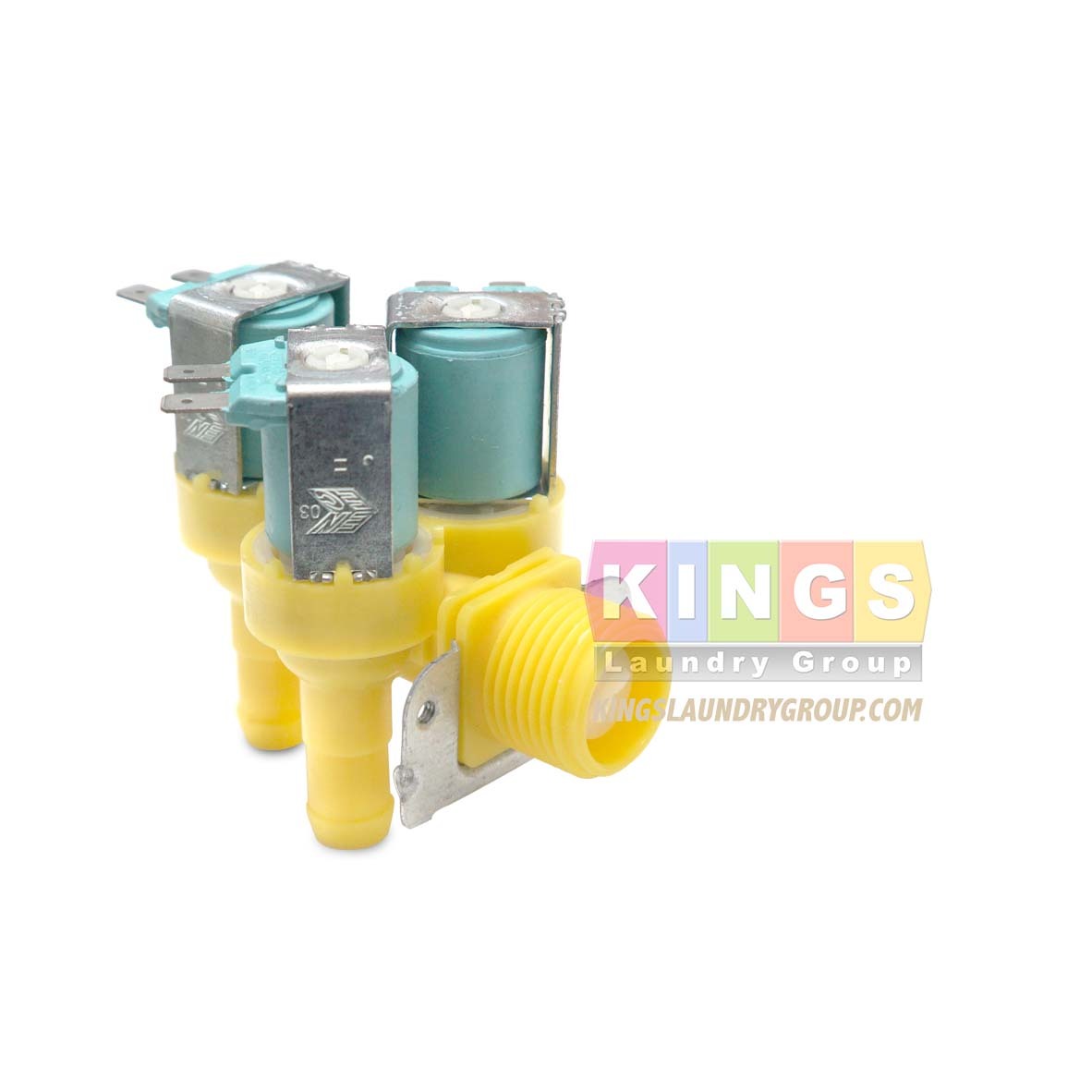 Brand New Huebsch/ Speed Queen 3-Way Hot Inlet Valve 110V Part # F0381766-00P
