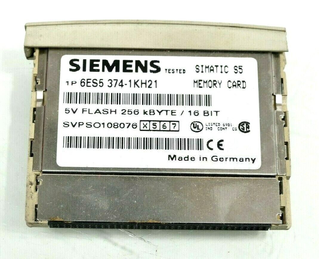 4x Siemens SIMATIC S5 Memory Card 256KB 6ES5 374-1KH21 | E:04 | 6ES5374-1KH21