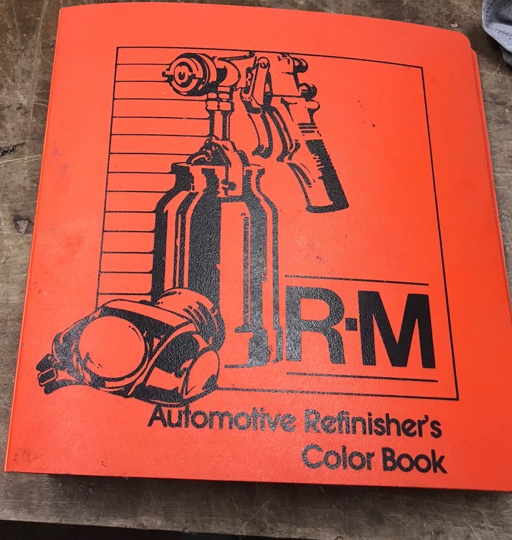 R-M AUTOMOTIVE REFINISHER'S COLOR BOOK