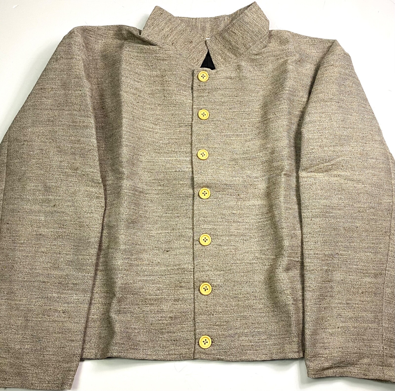 CIVIL WAR CS CSA CONFEDERATE INFANTRY JEAN WOOL SHELL JACKET-LARGE 44R