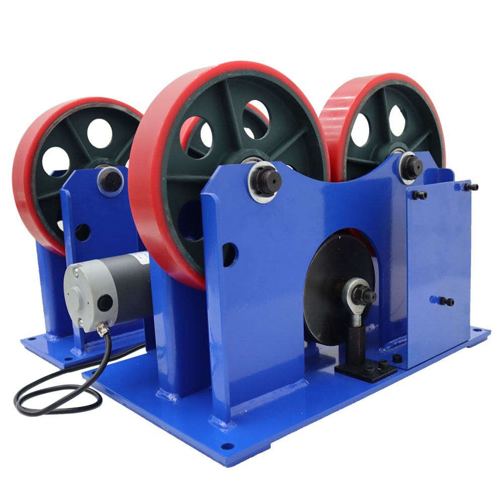 1T Welding Turning Rolls Digital Speed Display Linked Control Roller Rack Stand