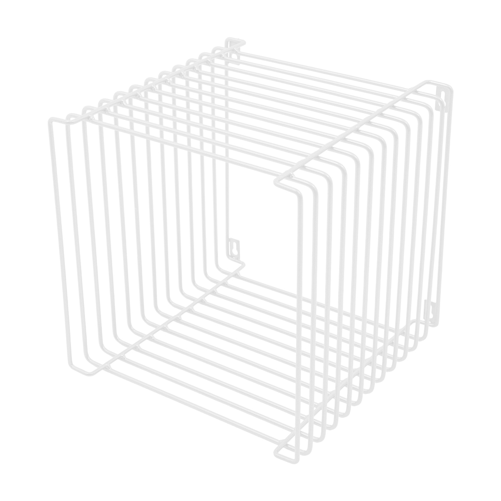 Linear Side Table Square Geometry Retro End Desk Multi-Purpose Tables Furniture