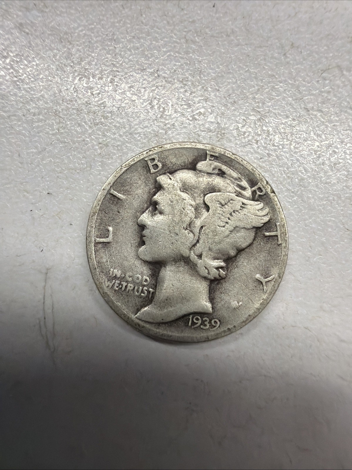 1939 Mercury Dime - Actual Silver Coin  Shown Same Day Shipping