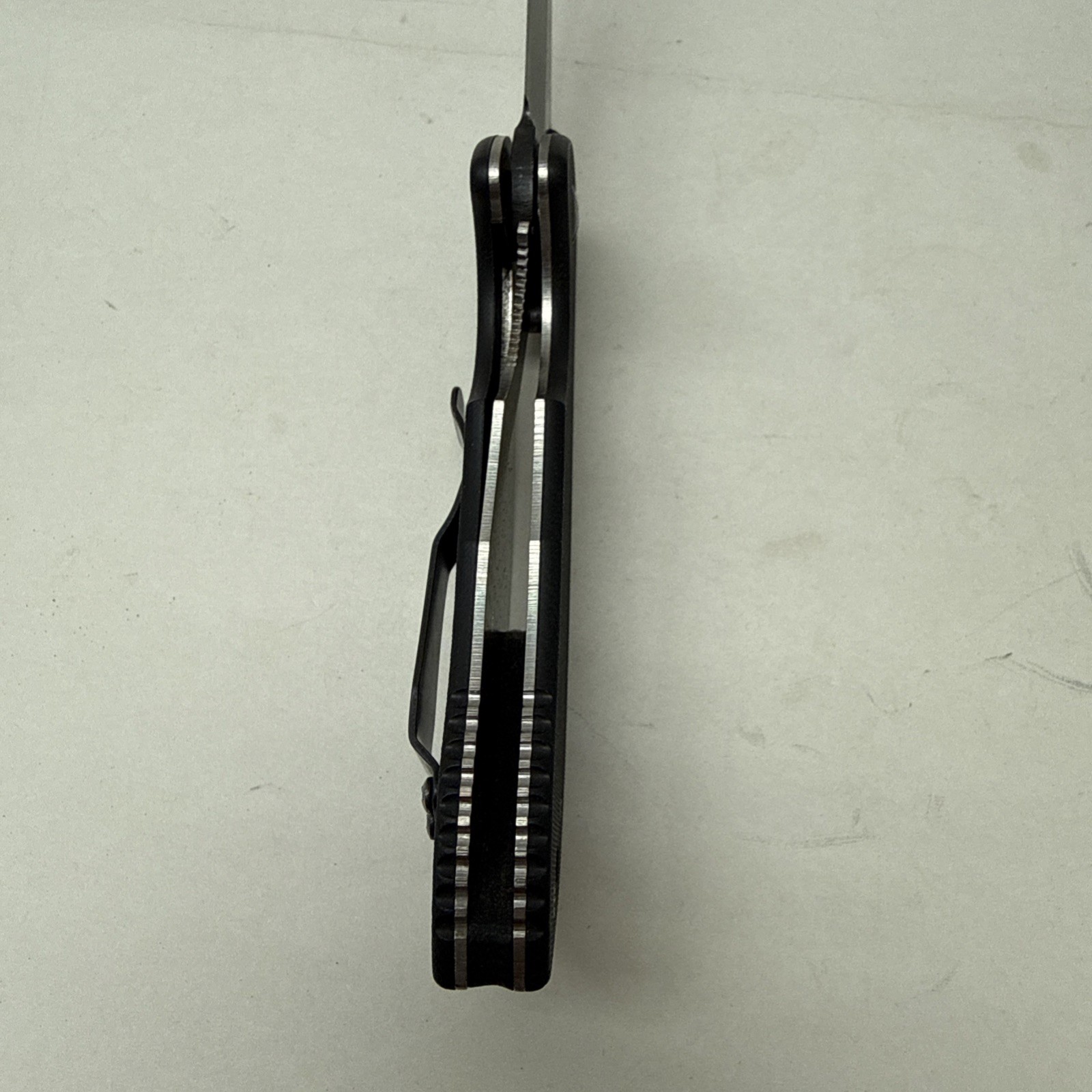 2005 Emerson Mini Commander Wave Feature Black G10 Grips Mini Com