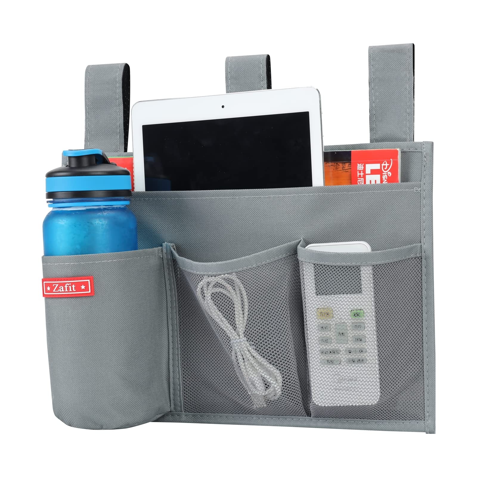Hanging Bedside Caddy Storage Organizer for Magazine Phone Remote control (4