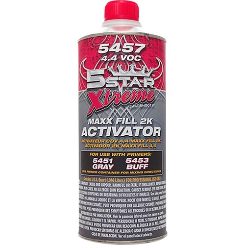 5 Star Xtreme 5457-16 MAXX Fill Activator, 4.4 VOC, Half Pint