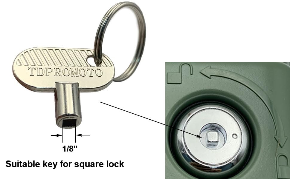 Sprinkler Controller Door Key Sprinkler Timer Lock Key for Orbit and Hydro-Rain,