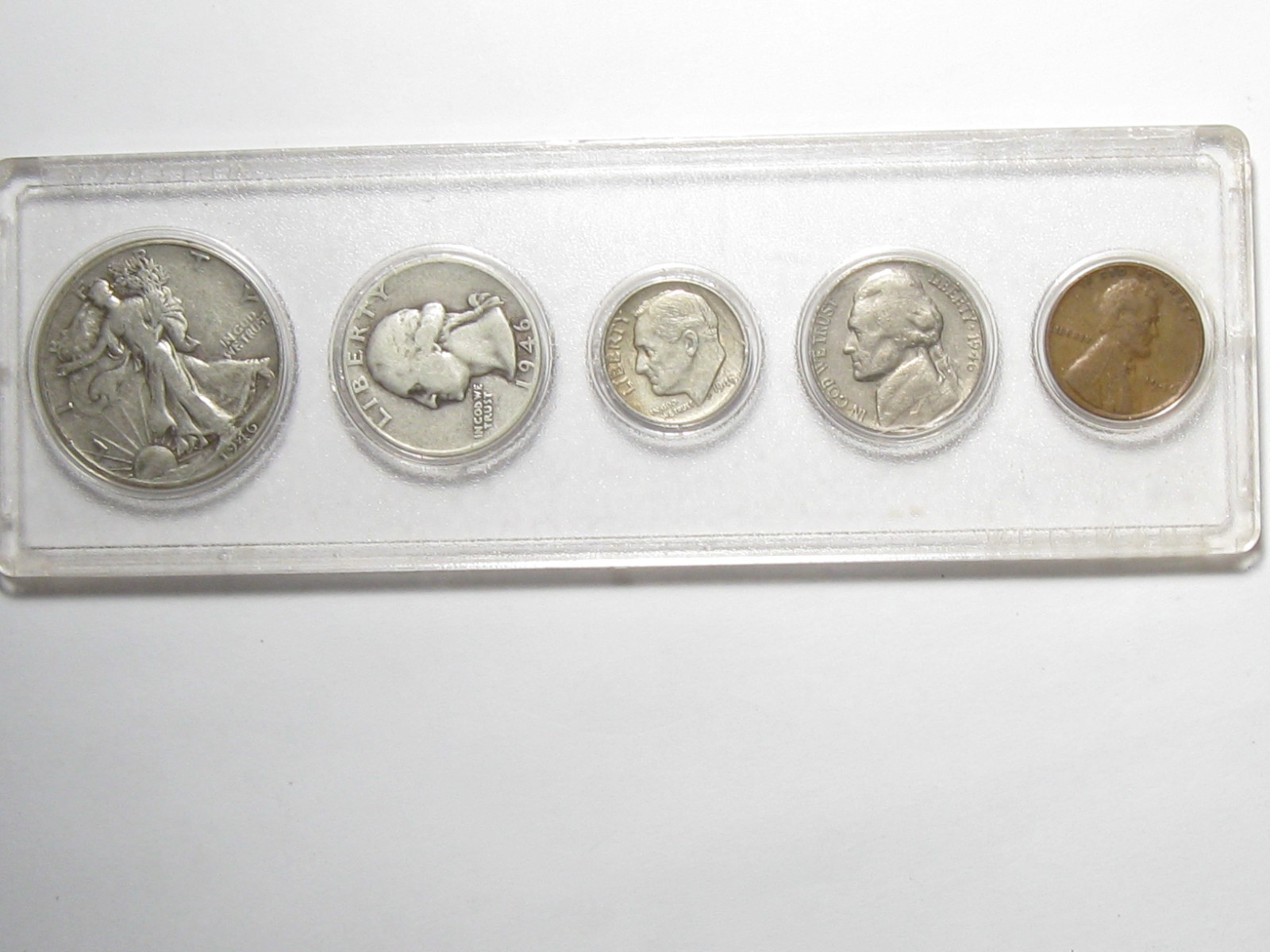 1946 Silver Year Set in Whitman Plastic Holder - #11451-2