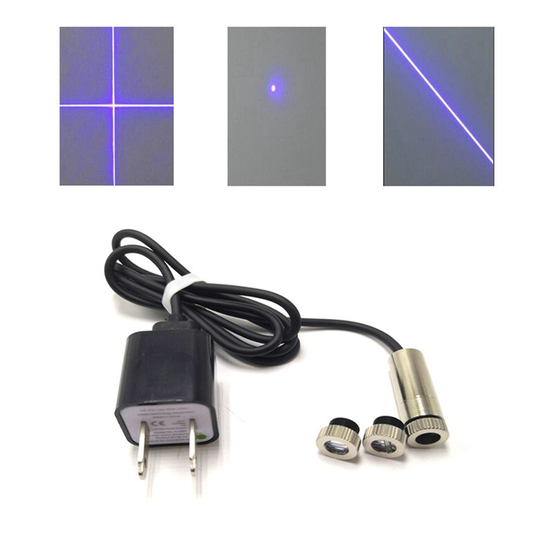 Adjustable Focusable 20mw 405nm Violet Blue Laser Diode Dot/Line/Crosss Module