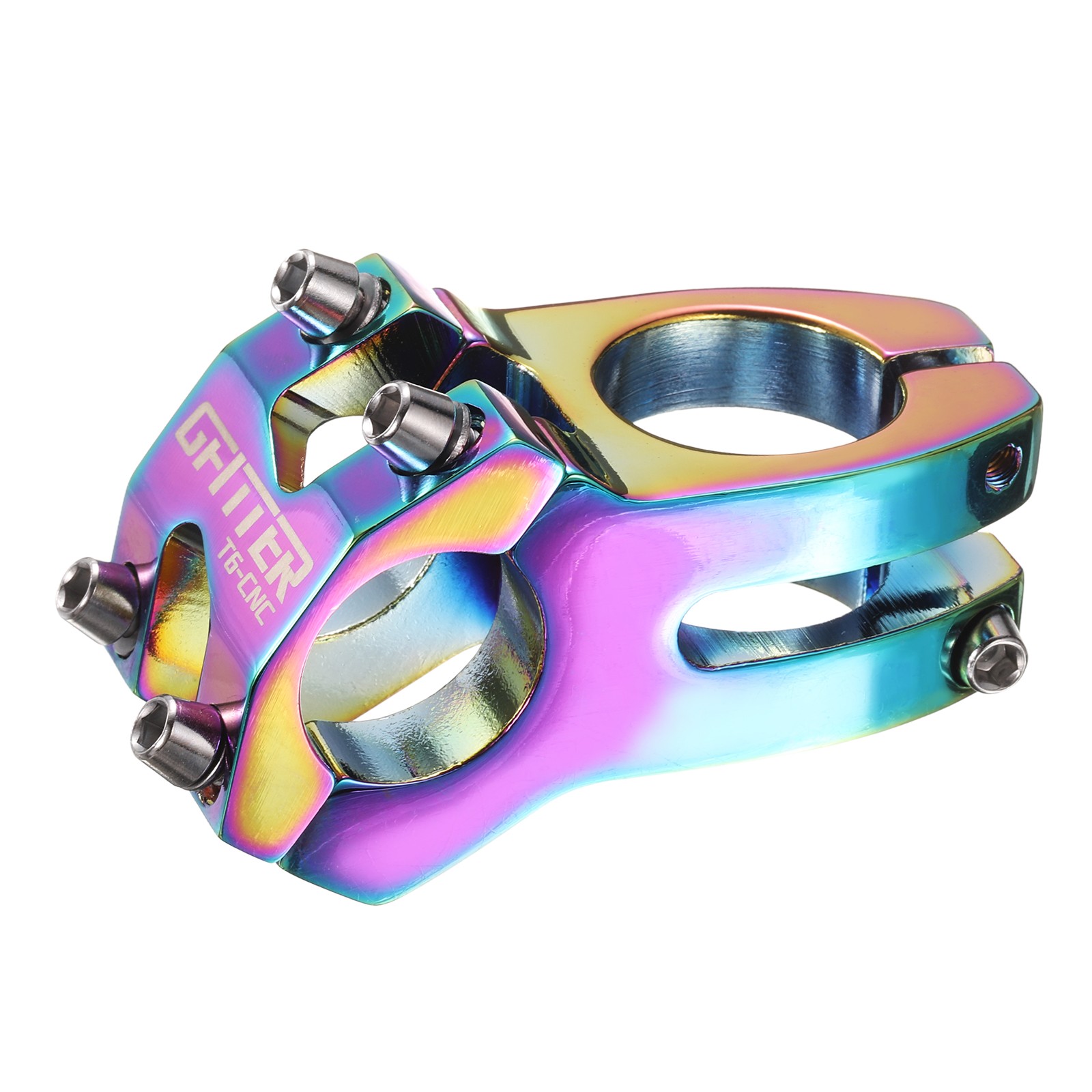 25.4mm Bike Stem 45mm Bicycle Handlebar Stem for BMX MTB, Multicolor