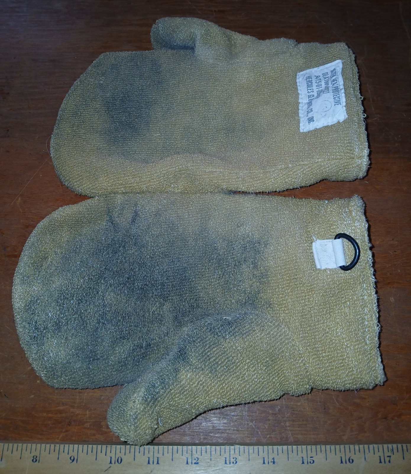 Pair of Heat Protective Mittens by Hercules Glove Co. Inc., Used