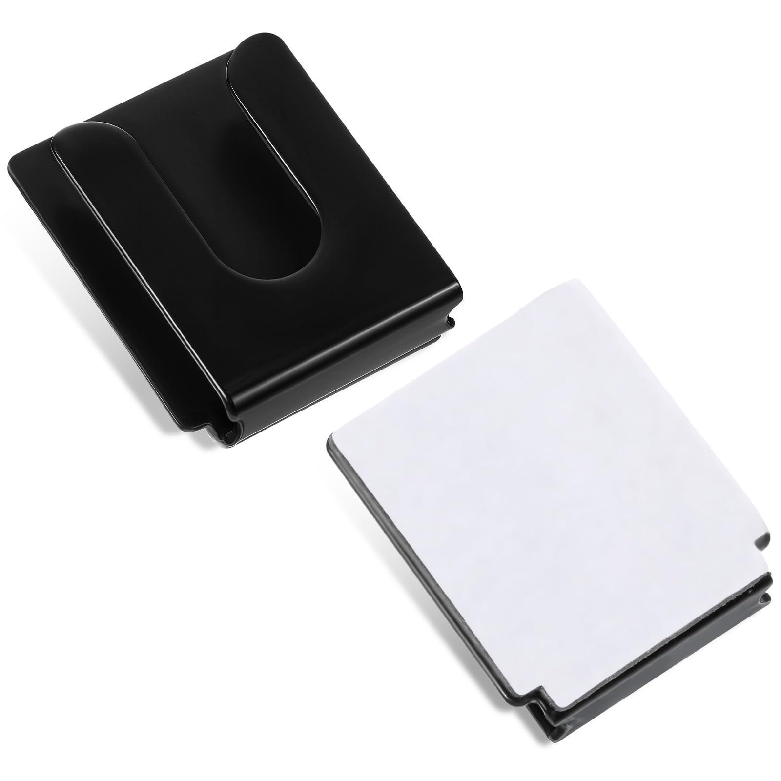 2 PCS Radio Microphone Hanger CB Mic Holder Car Mount Adhesive 36x30x10mm