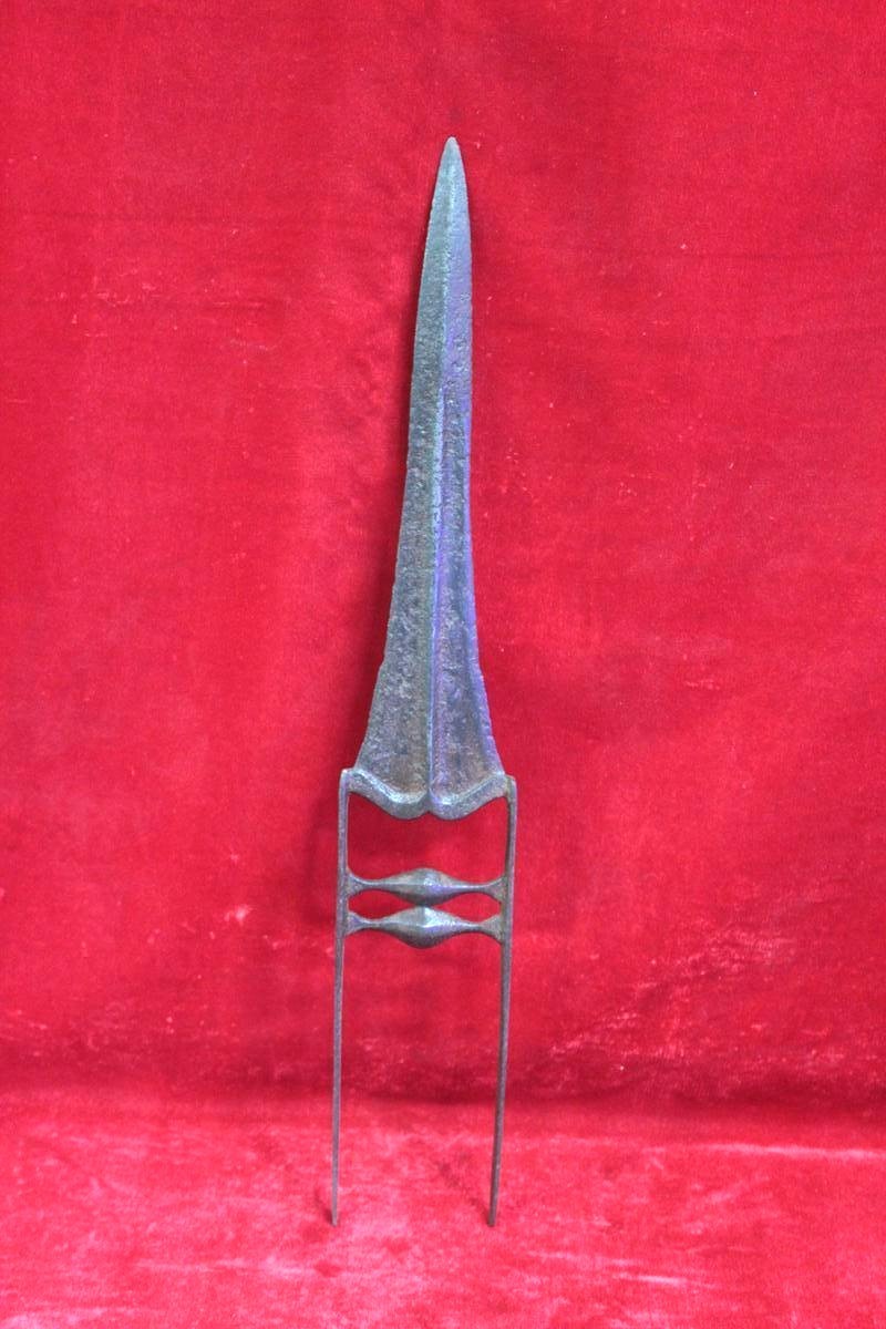 Steel Katar Dagger Tiger Knife 1900s Old Indian Antique Rare Hand Forged