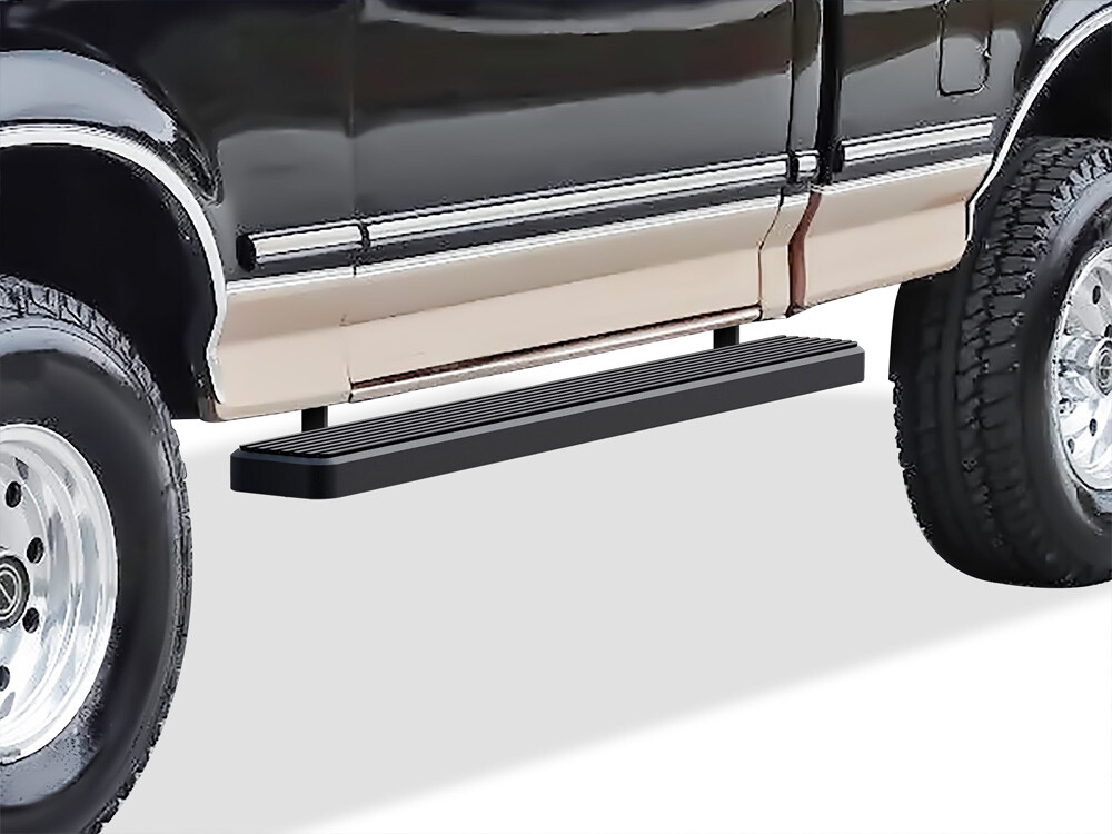 iBoard Stainless Steel 5" Running Boards Fit 80-96 Ford Bronco/F150 Regular Cab
