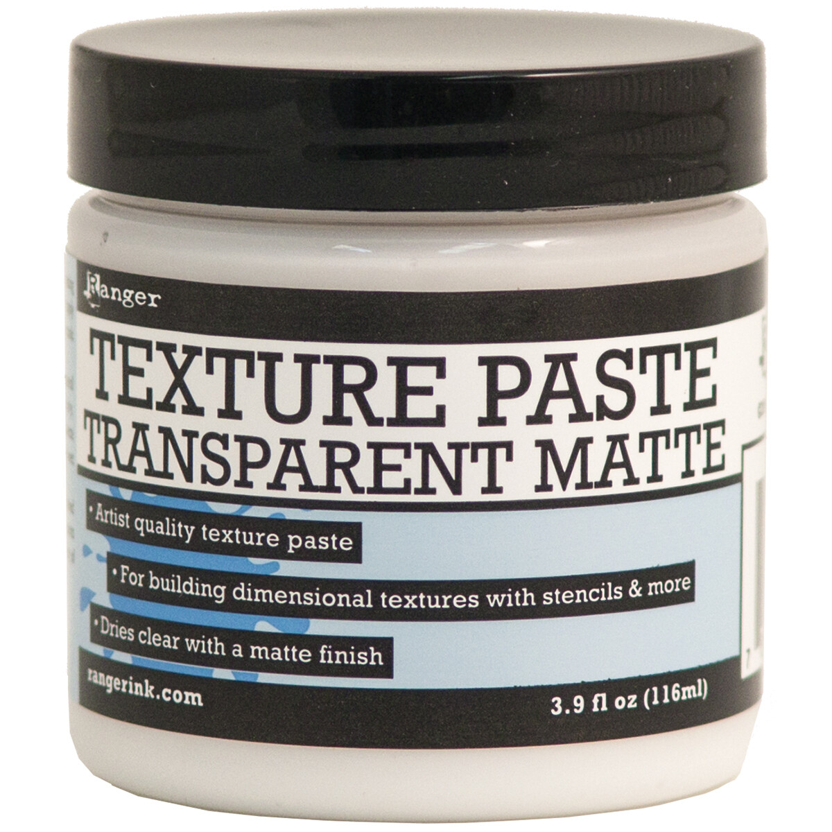 Ranger INK44727 Texture Paste 4oz-Transparent Matte (2Pk)