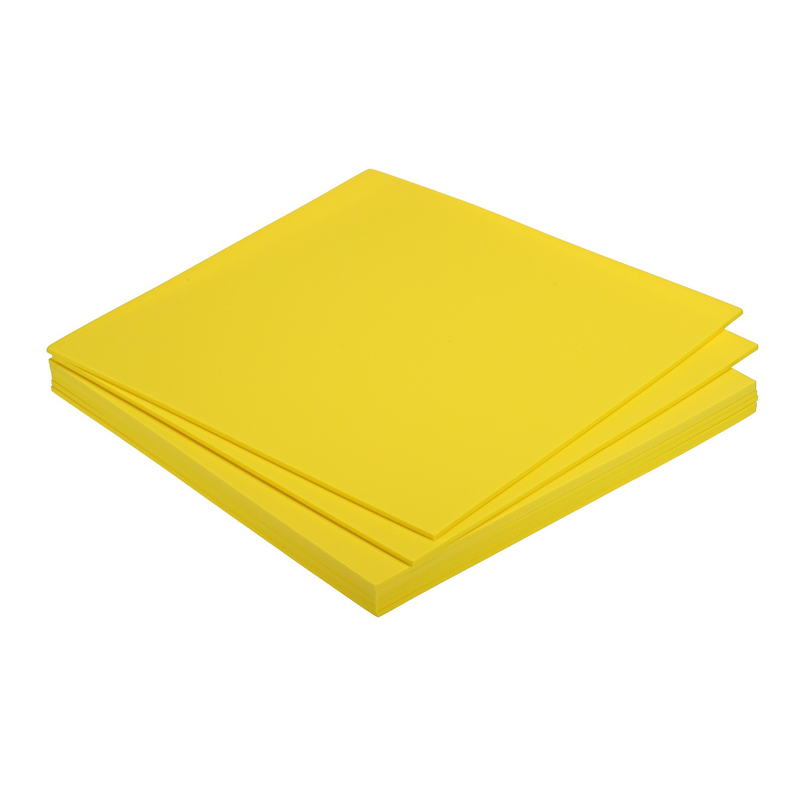 EVA Foam Sheets Yellow 9.8 Inch x 9.8 Inch 3mm Thick Crafts Foam Sheets 8Pcs