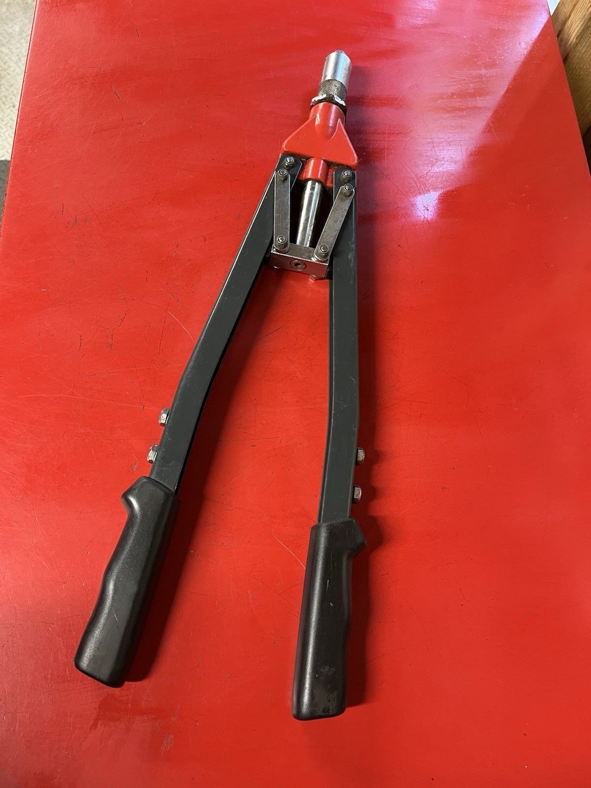 Heavy Duty RIVET GUN Tubular Handles with PVC Grips Steel Riveter