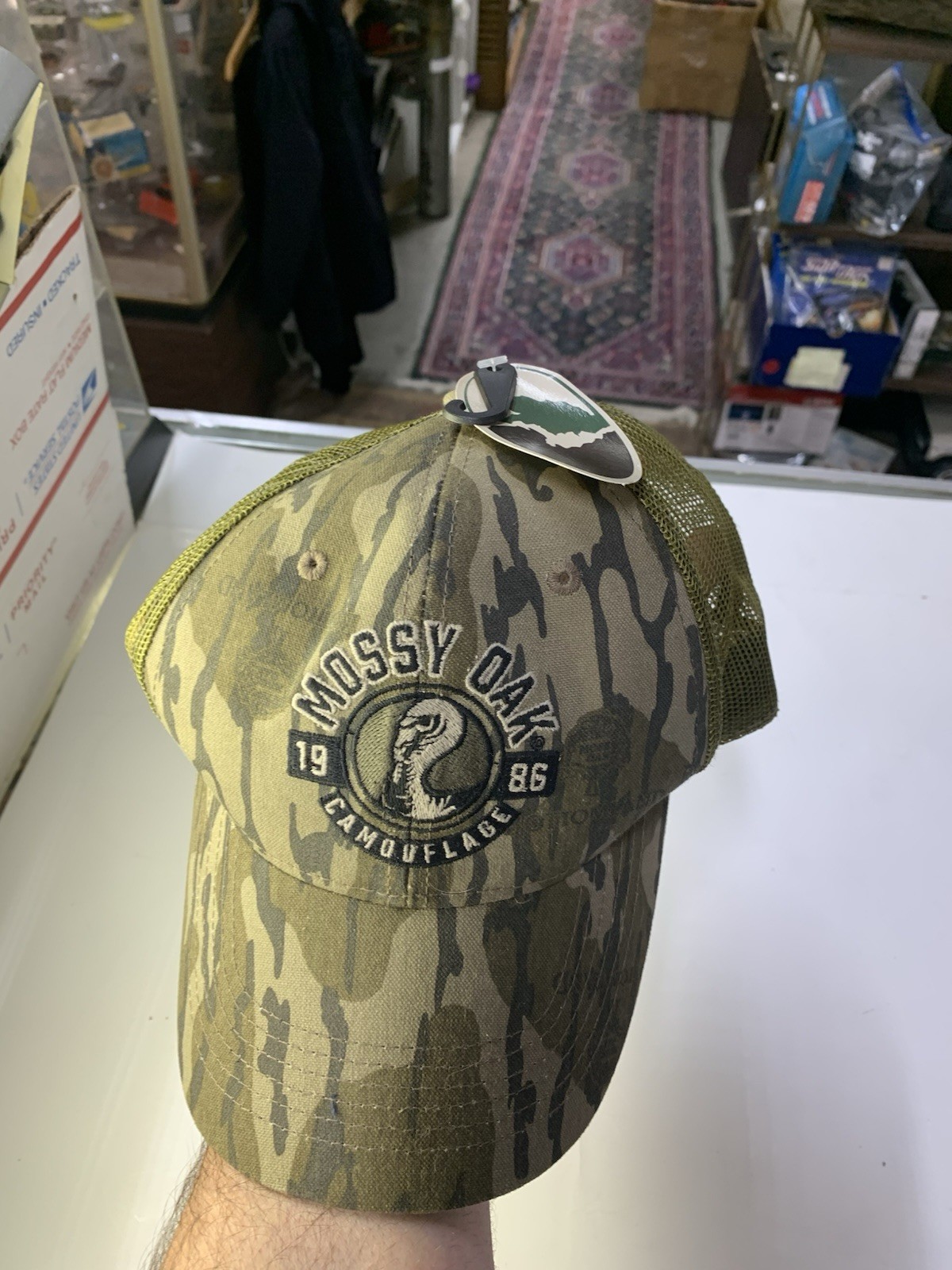 NEW Original Mossy Oak VTG Bottomland Mesh Snapback Turkey Hat Camo Cap