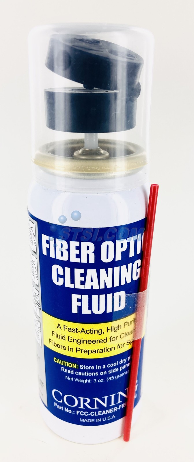 Corning 2oz Fiber Optic Cleaning Fluid 2104494-01 FCC-CLEANER-FIBER *READ* ~STSI