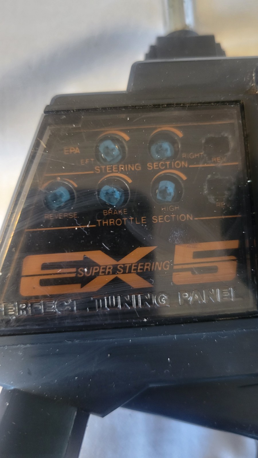 KO PROPO EX-7 Super Steering Transmitter Vintage RC Pistol Remote Untested